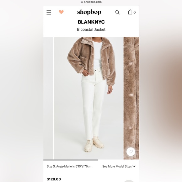 Blank NYC Bicoastal Faux Shearling Jacket- XS, NWT - Picture 4 of 14